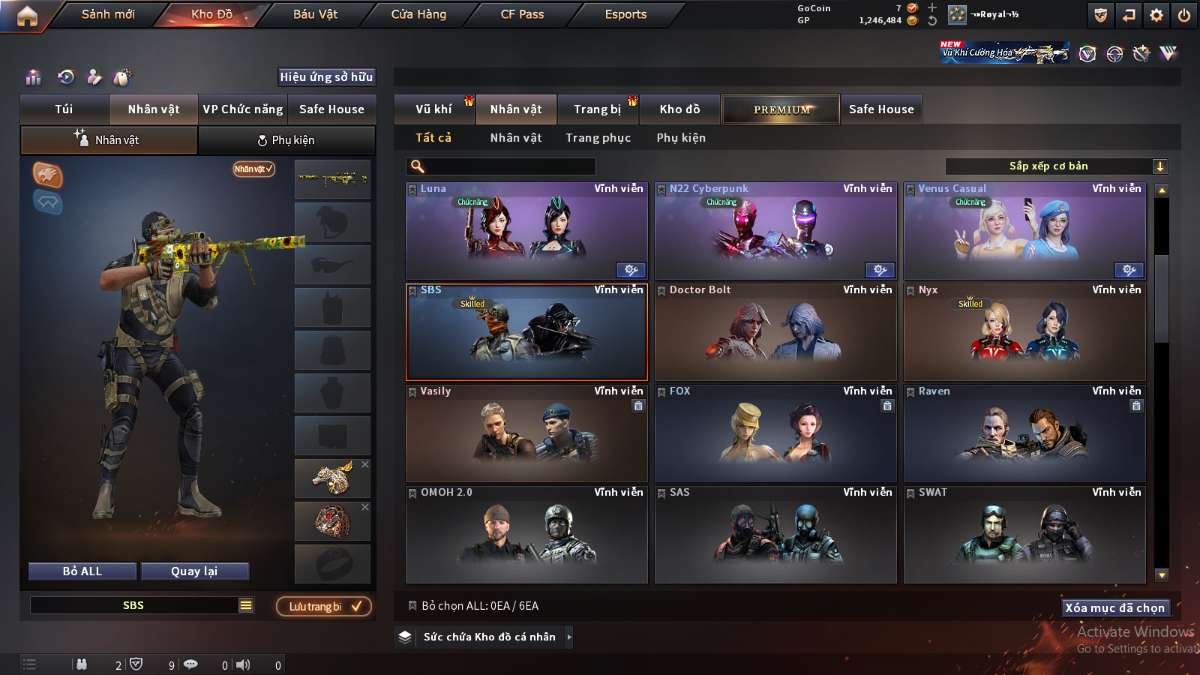 shop acc cf uy tin gia re